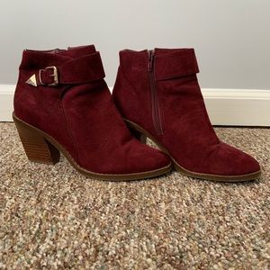 Suede Booties